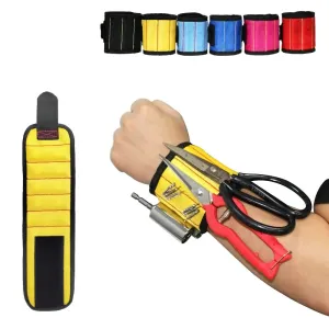 Magnetic Wristband Tool Holder For Screws And Metals