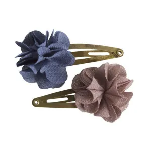 Maileg Hair Accessories - Fluff Flower Clips 2pcs