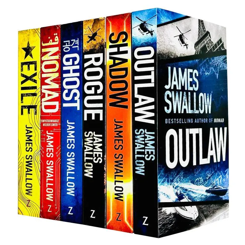 Marc Dane Series 6 Books Collection Set By James Swallow (Nomad, Exile, Ghost, Shadow)