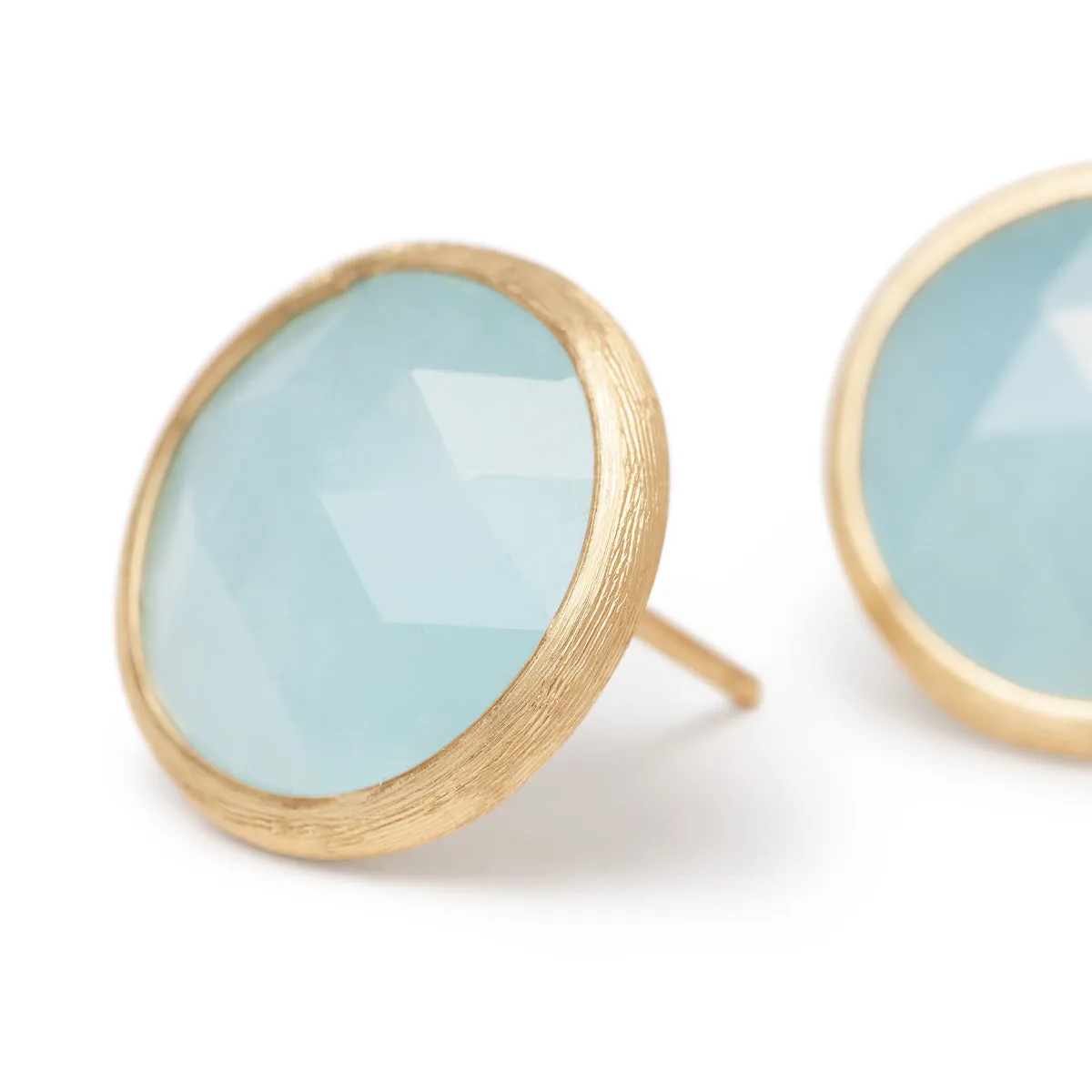 Marco Bicego Jaipur Color Aquamarine Stud Earrings
