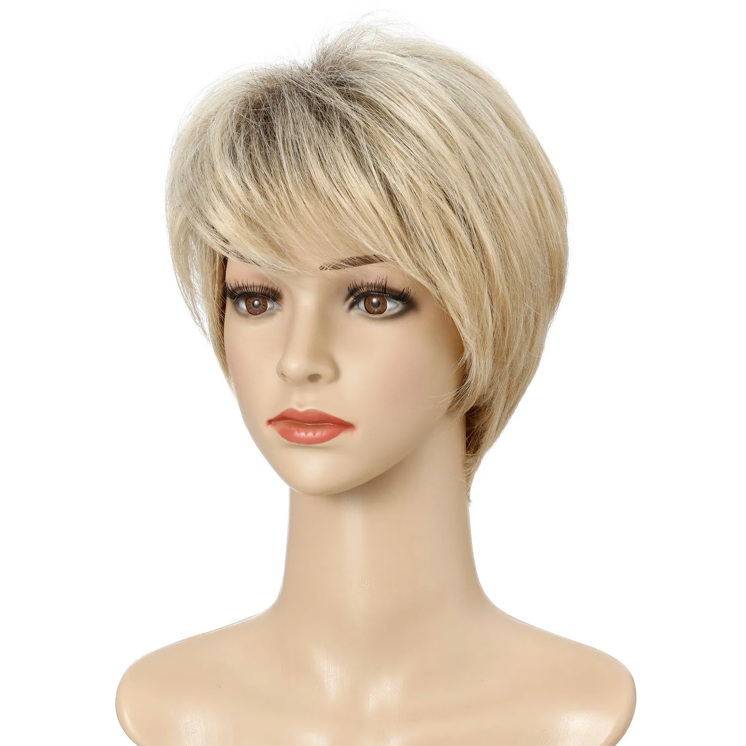 Maria | Blonde Short Pixie Cut Straight Synthetic Hair Wig