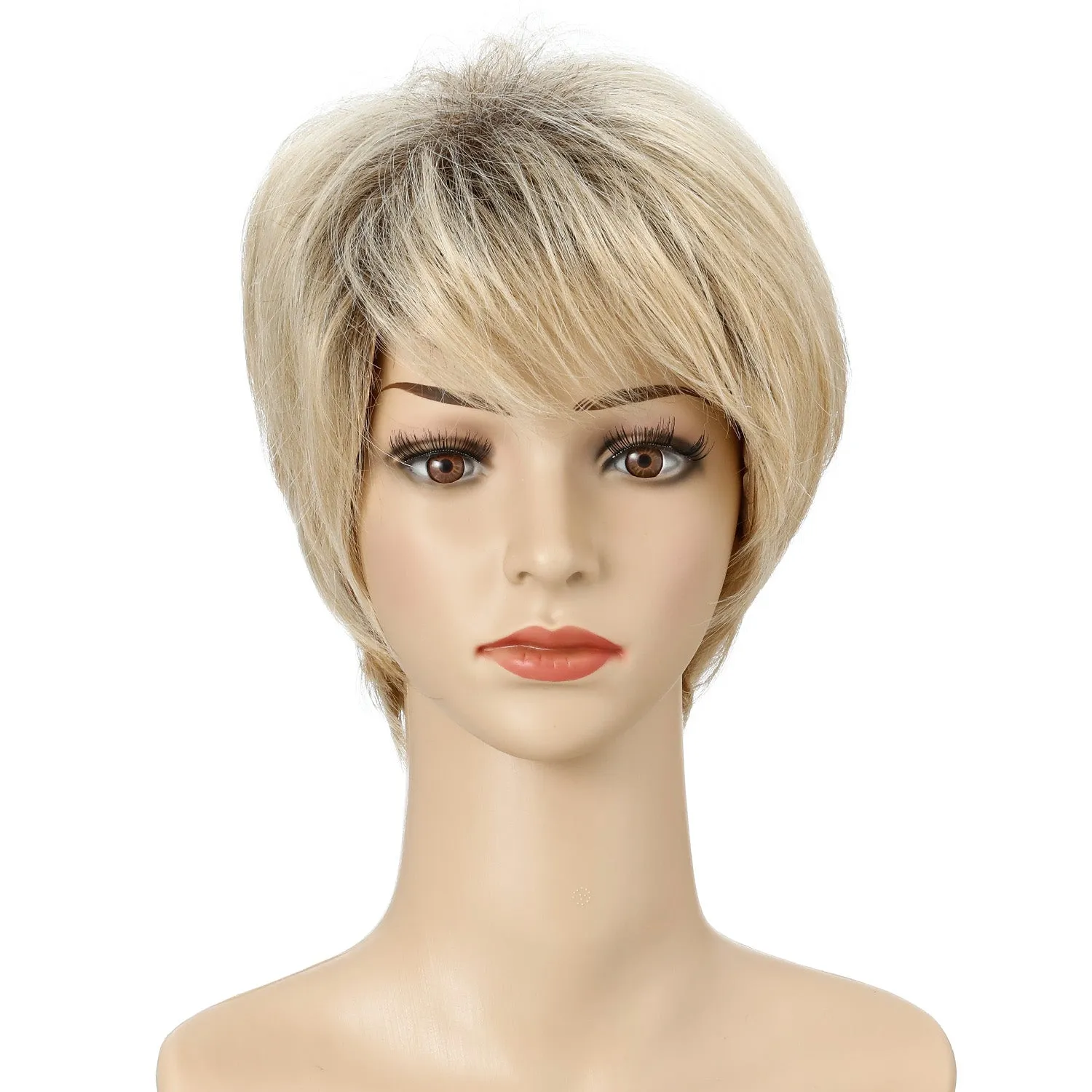 Maria | Blonde Short Pixie Cut Straight Synthetic Hair Wig