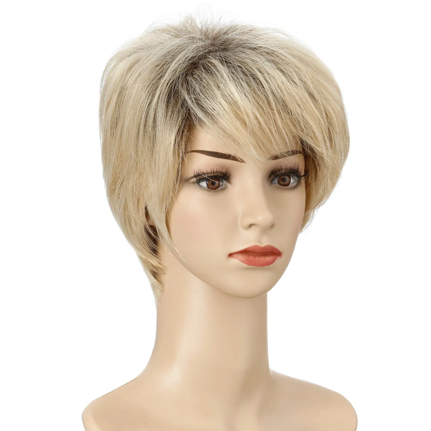 Maria | Blonde Short Pixie Cut Straight Synthetic Hair Wig