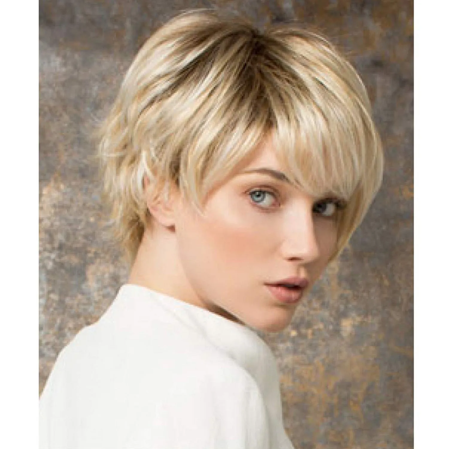 Maria | Blonde Short Pixie Cut Straight Synthetic Hair Wig