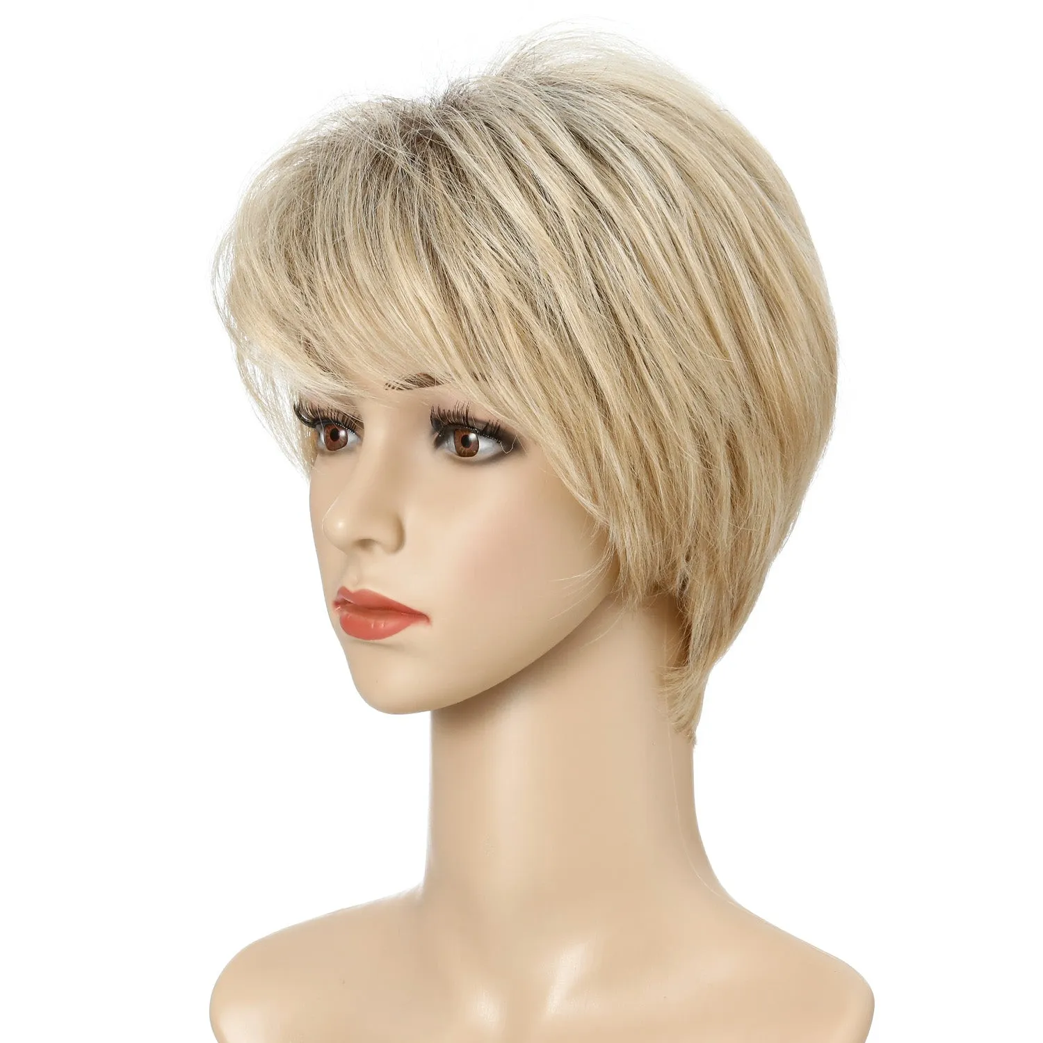 Maria | Blonde Short Pixie Cut Straight Synthetic Hair Wig