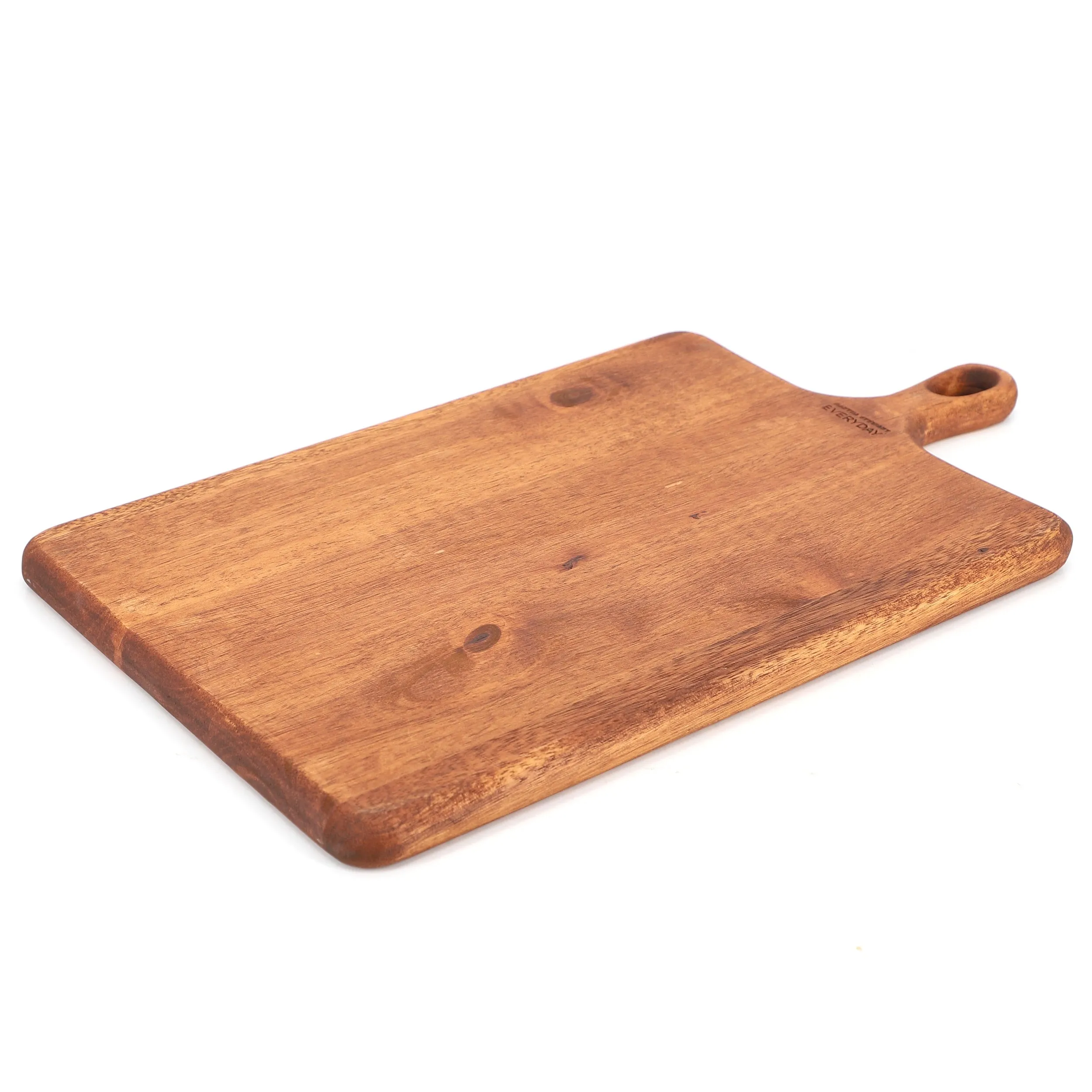 Martha Stewart Everyday Westhaven 18 Inch Acacia Wood Paddle Serving Board in Dark Brown