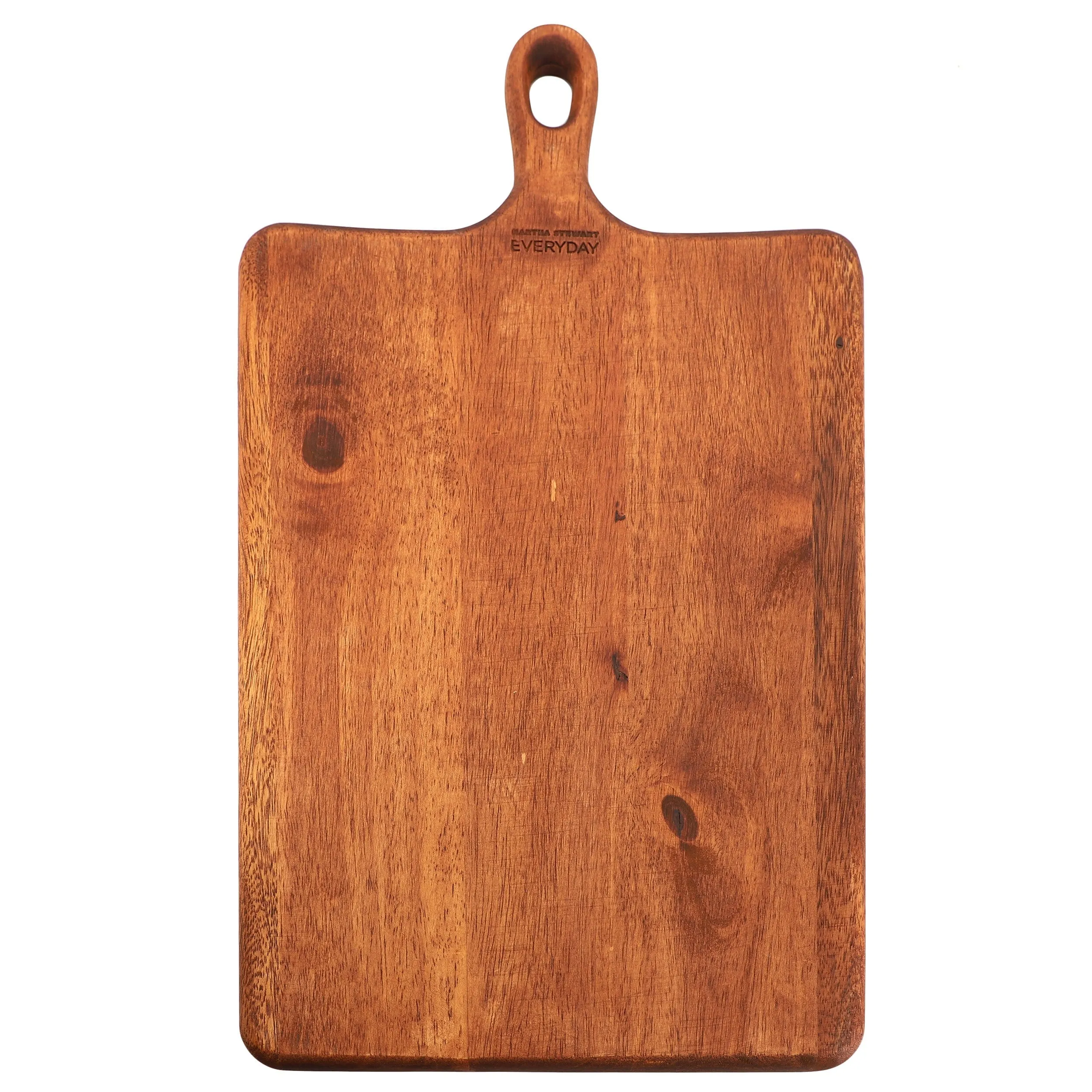 Martha Stewart Everyday Westhaven 18 Inch Acacia Wood Paddle Serving Board in Dark Brown