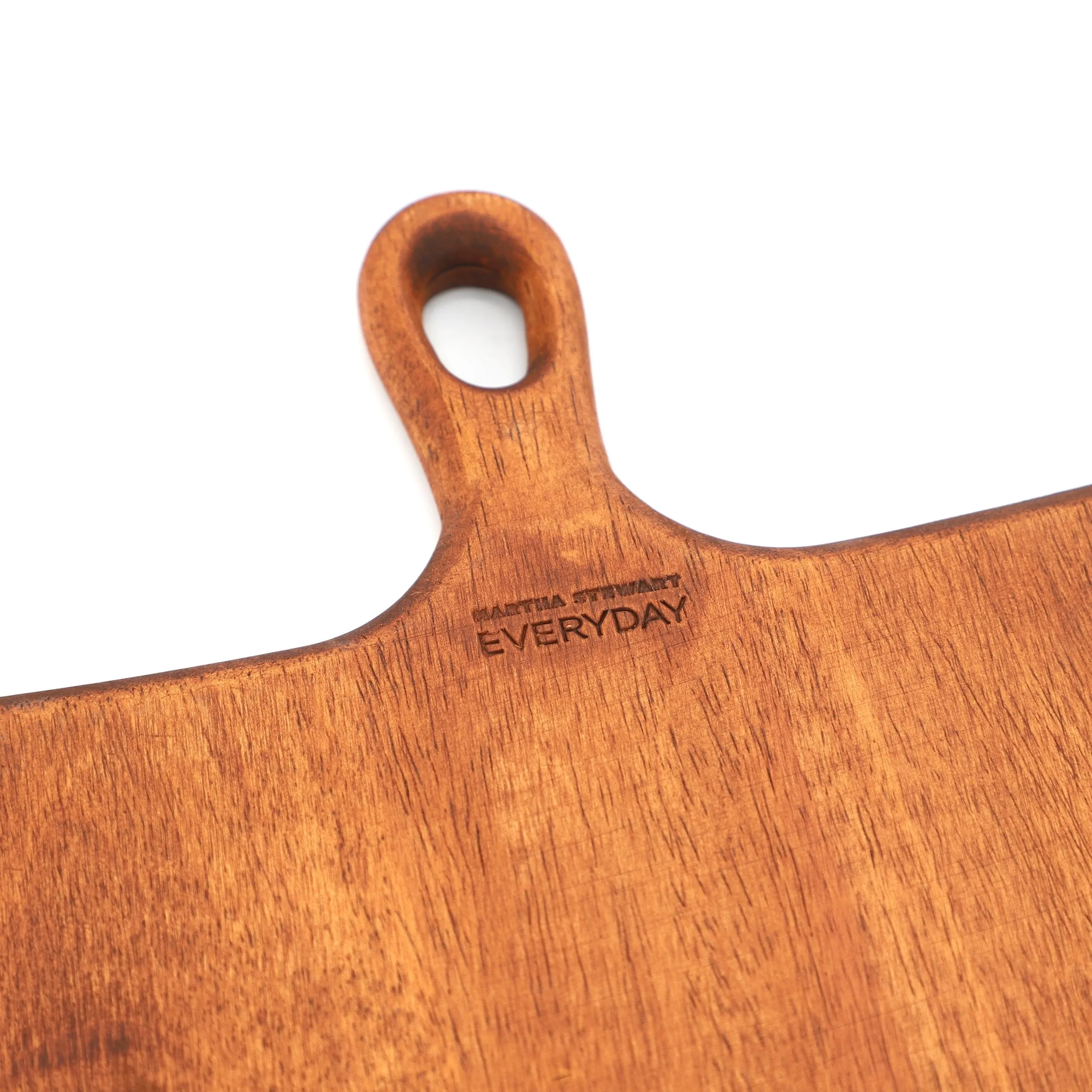 Martha Stewart Everyday Westhaven 18 Inch Acacia Wood Paddle Serving Board in Dark Brown