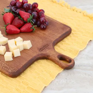 Martha Stewart Everyday Westhaven 18 Inch Acacia Wood Paddle Serving Board in Dark Brown
