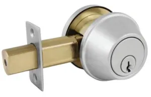 Master Lock® COMM SGL CYL DEADBOLT SATIN CHROME KA4 SCHLAGE C, DSC0632DKA4