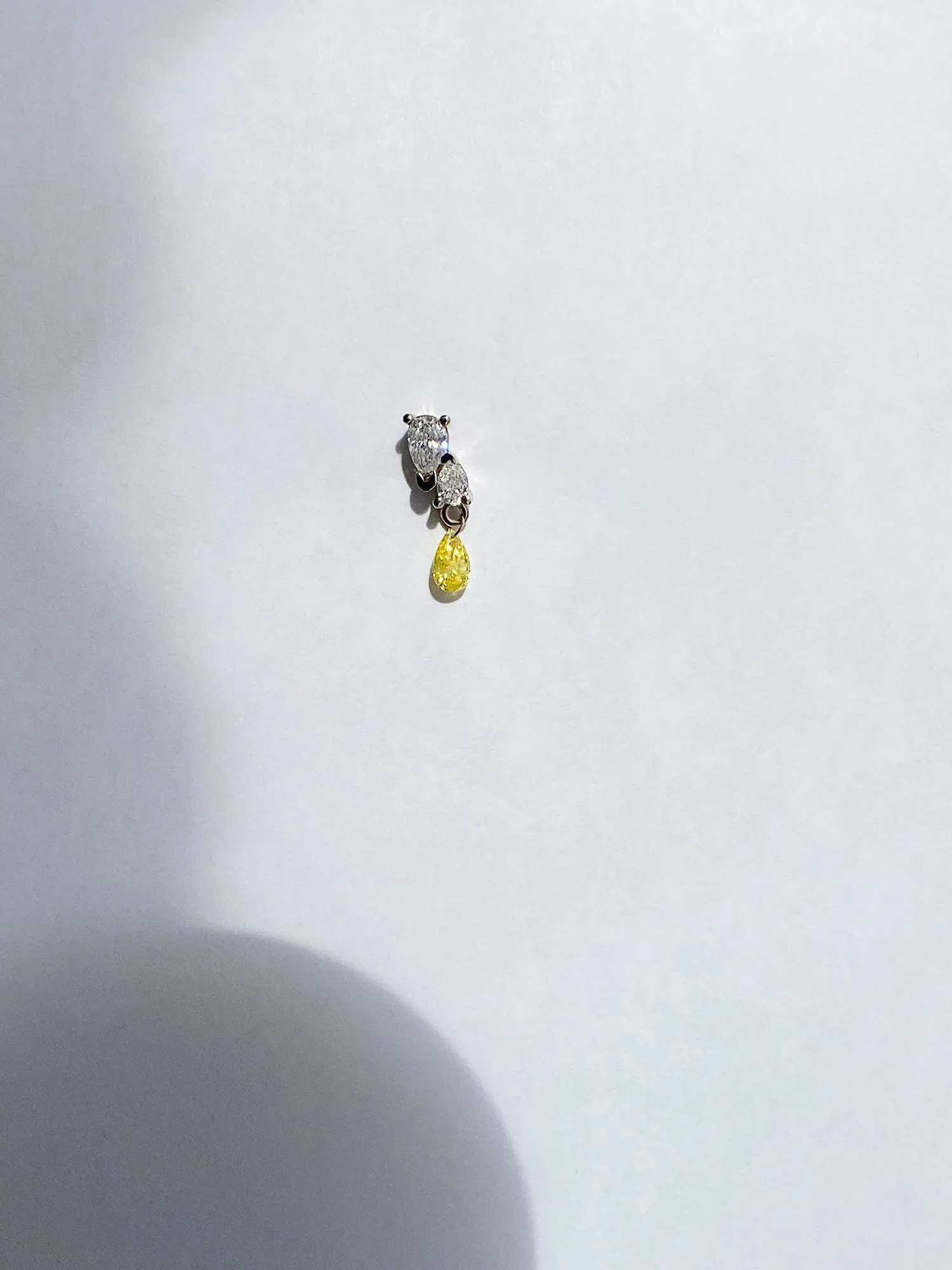 Me and You Canary Dangle Earring