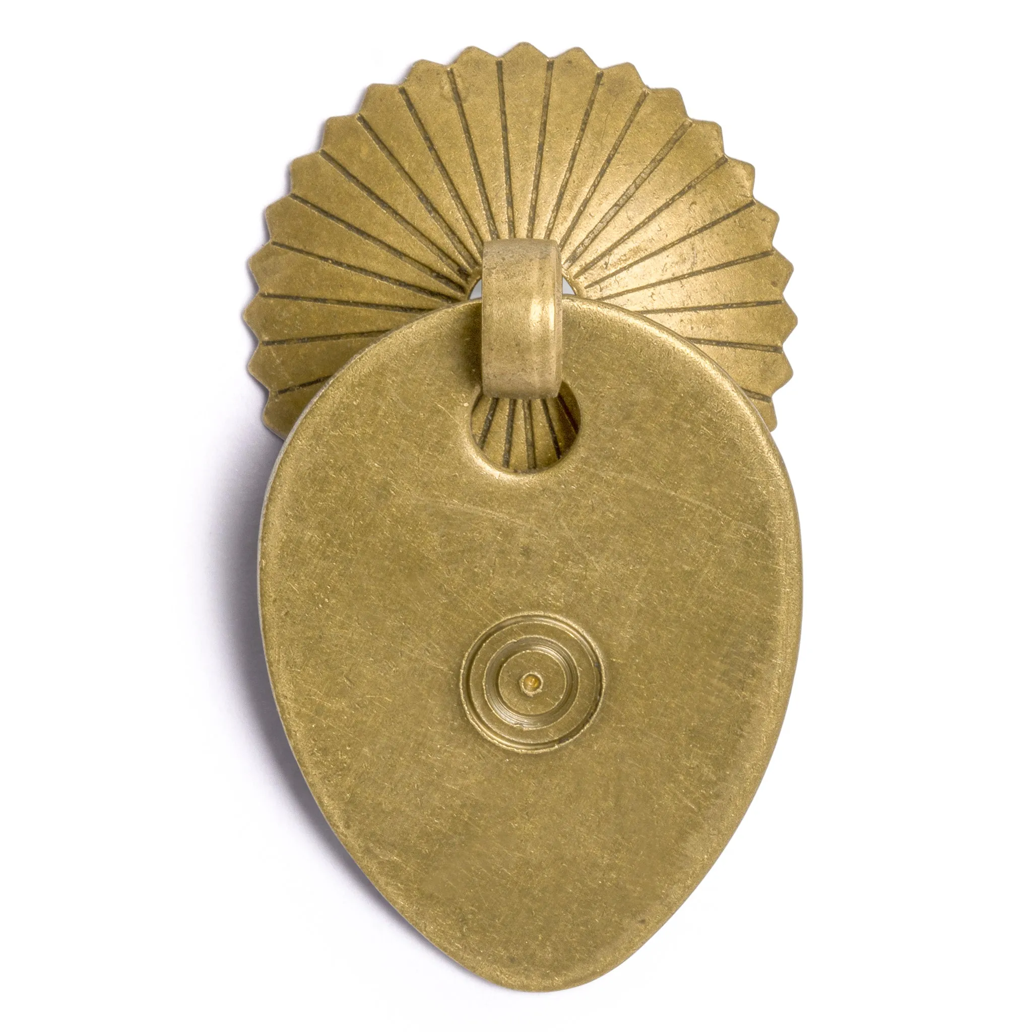 Melon Seed Brass Hardware Pulls 2.1" - Set of 2