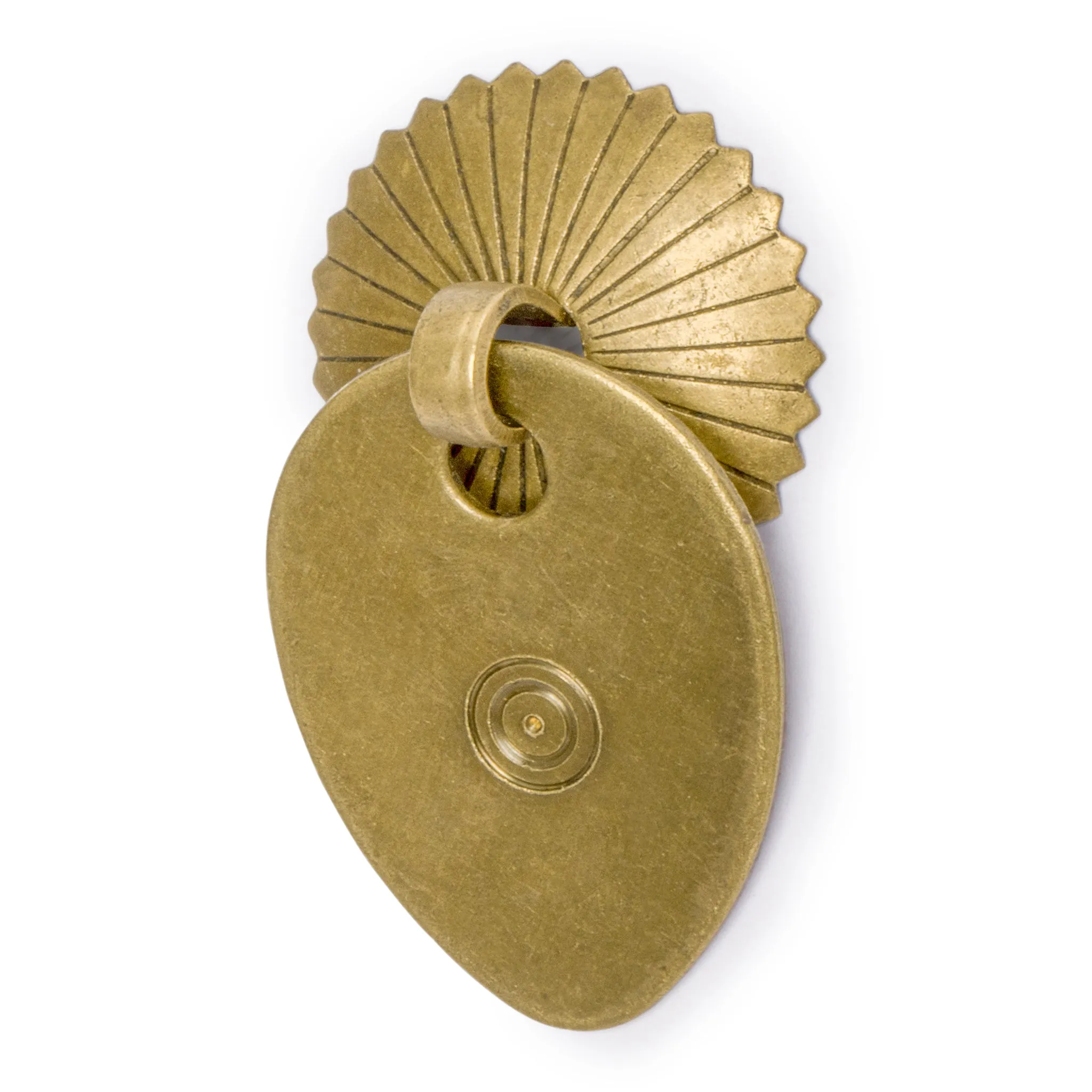 Melon Seed Brass Hardware Pulls 2.1" - Set of 2