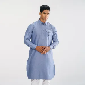 Mens Denim Panjabi