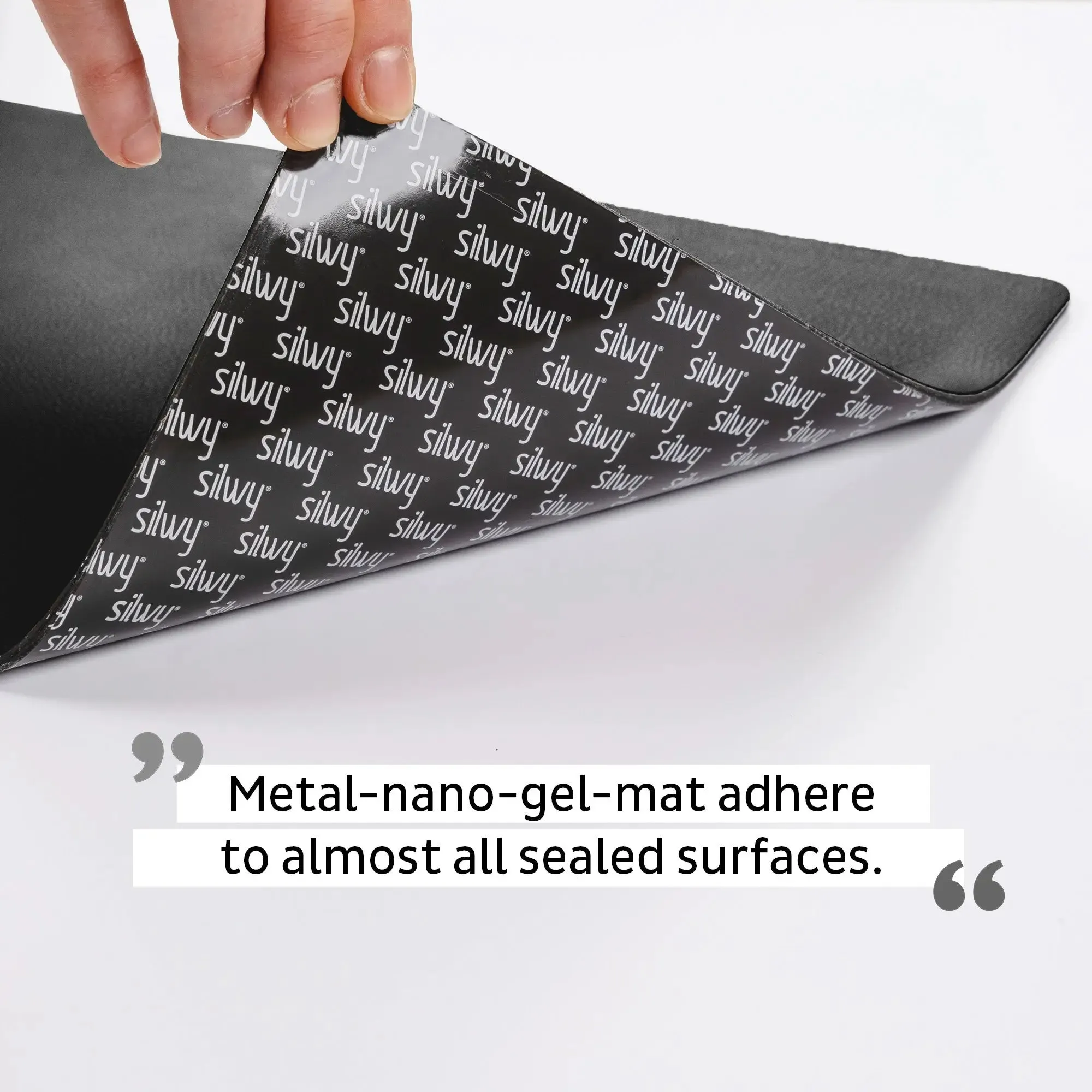 Metal-Nano-Gel-Mat BLACK for Magnetic Glasses By Silwy