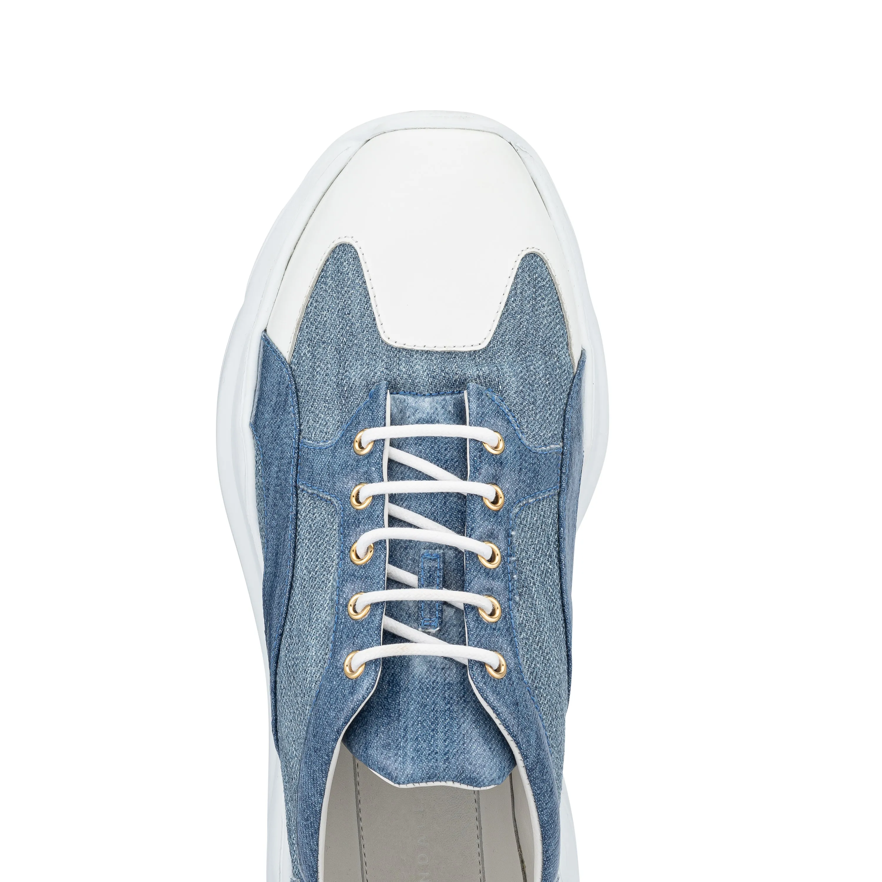 Miles Sneaker (Two-toned Denim)