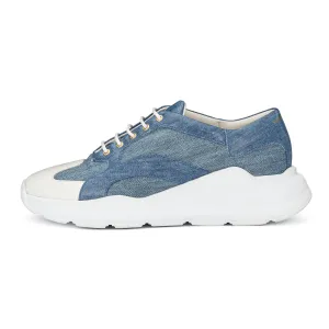 Miles Sneaker (Two-toned Denim)