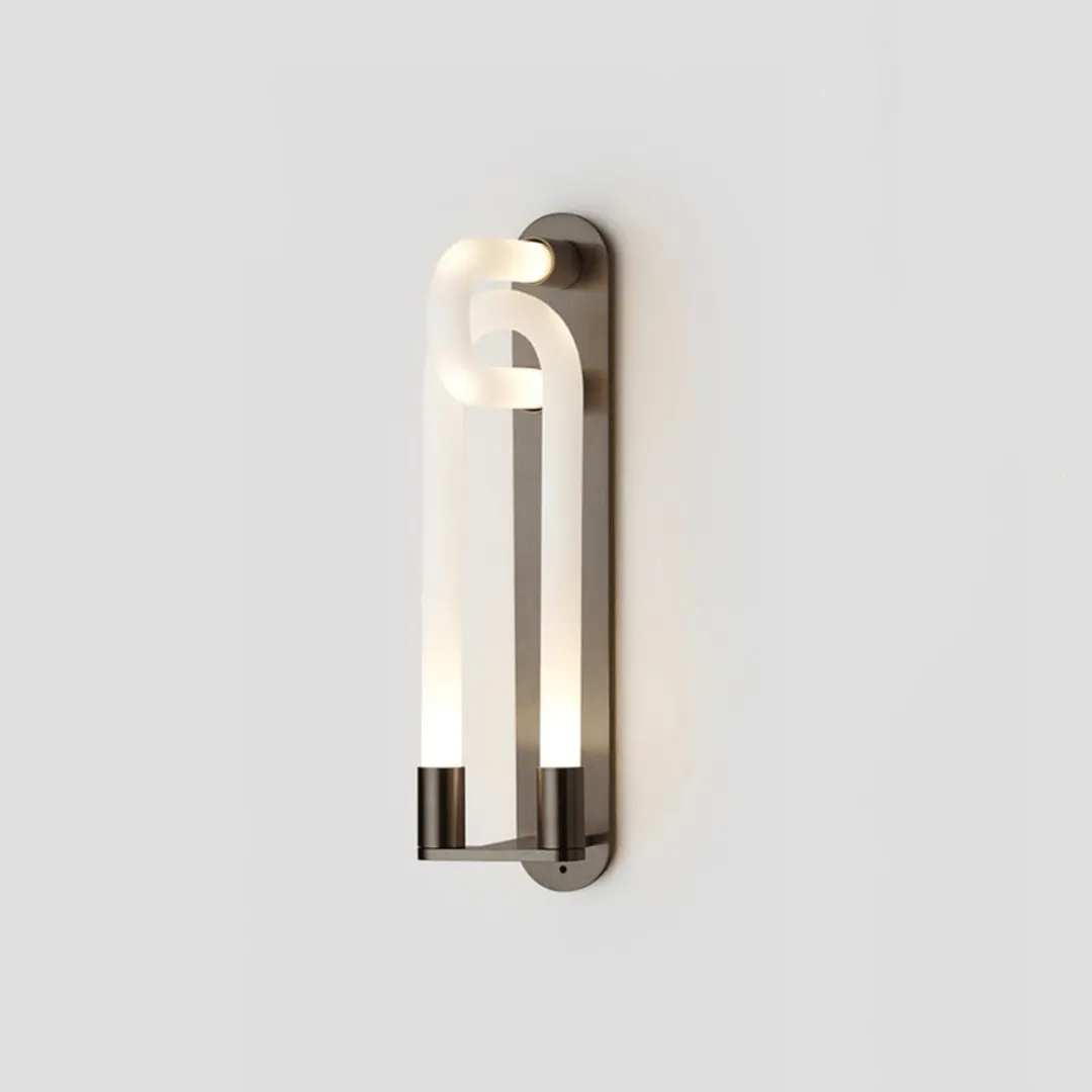 Modern Metal Strip Led Interlock Wall Lamp