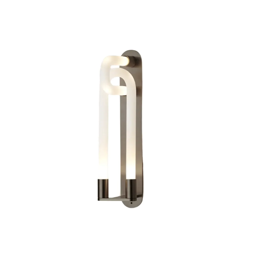 Modern Metal Strip Led Interlock Wall Lamp