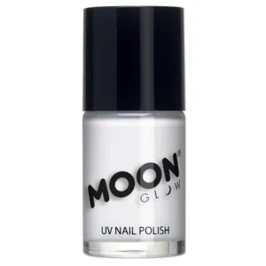 Moon Glow Intense Neon Uv Nail Polish, White