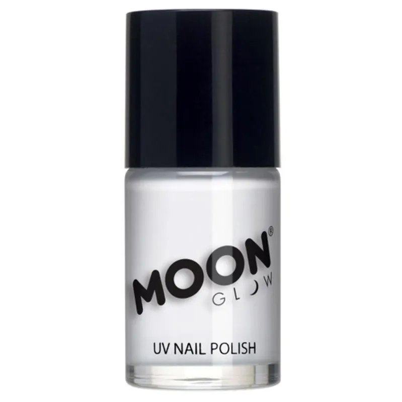 Moon Glow Intense Neon Uv Nail Polish, White