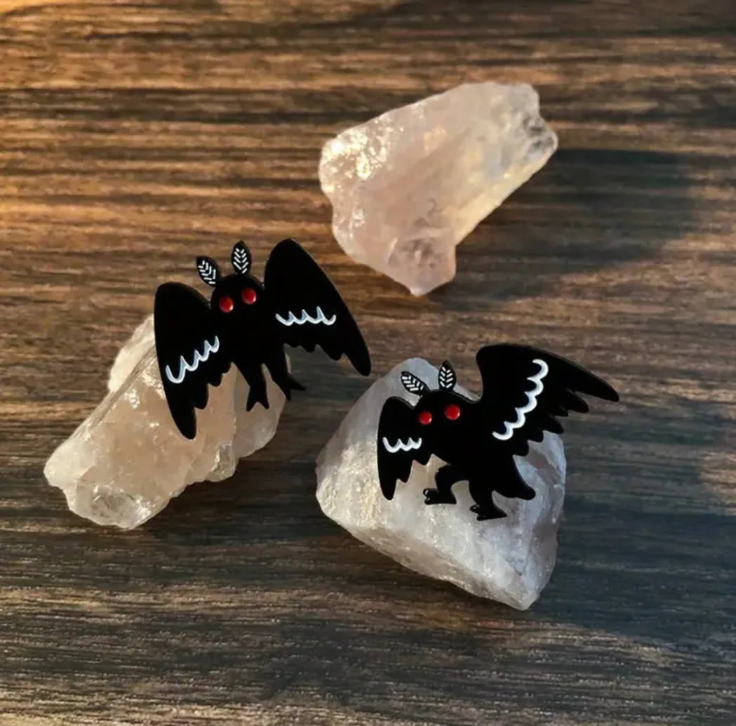 Mothman Enamel Pins 1 Random