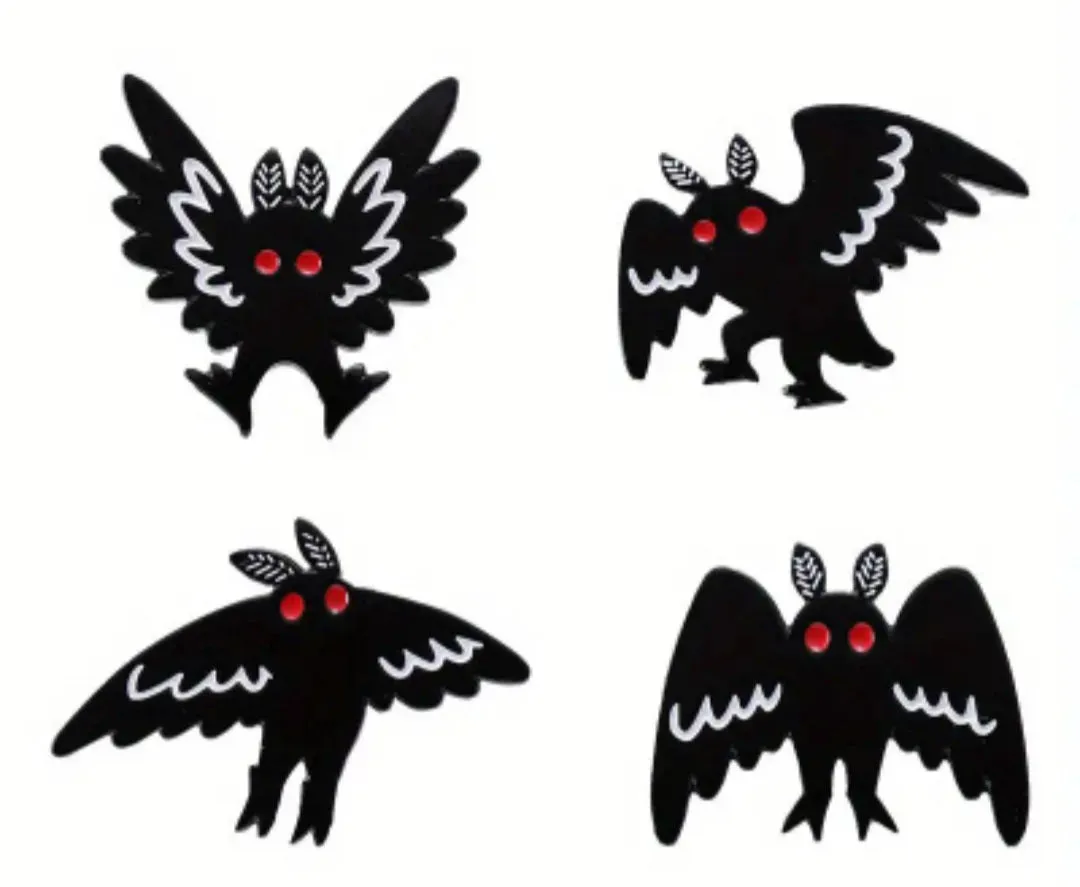 Mothman Enamel Pins 1 Random