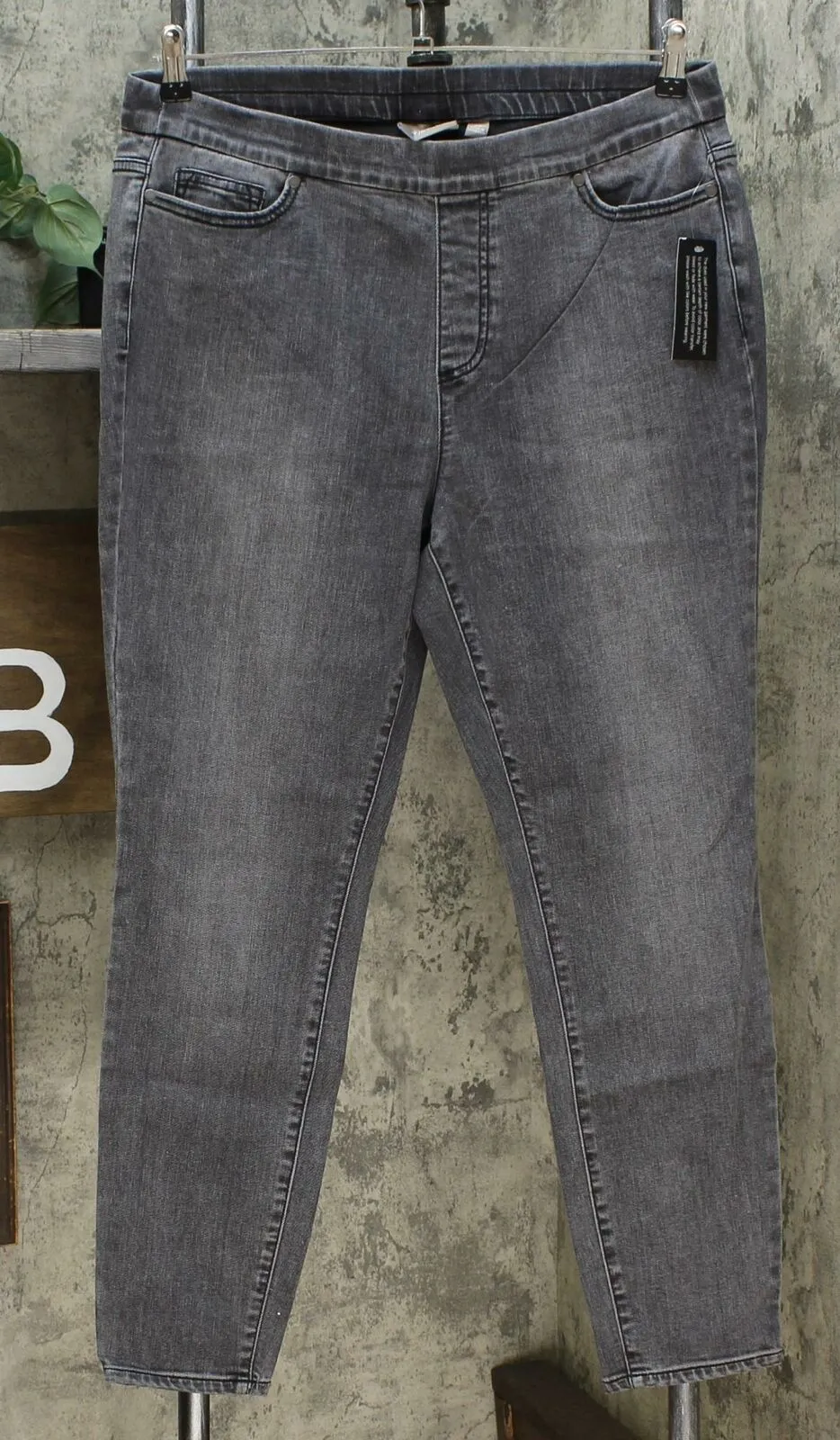 MOTTO Women's Plus Size Stretch Denim Pull On Jeggings