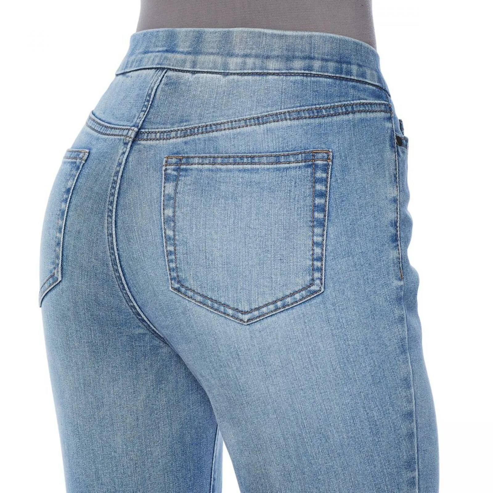 MOTTO Women's Plus Size Stretch Denim Pull On Jeggings