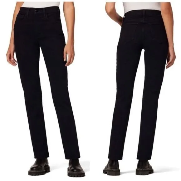 New Joe’s The Runway Luna Womens High Rise Dark Wash Cigarette Jeans Size 28