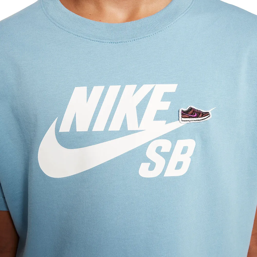 Nike SB Big Kids' T-Shirt Denim Turquoise