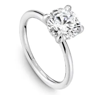 Noam Carver Bridal 14K White Gold Solitaire Engagement Ring