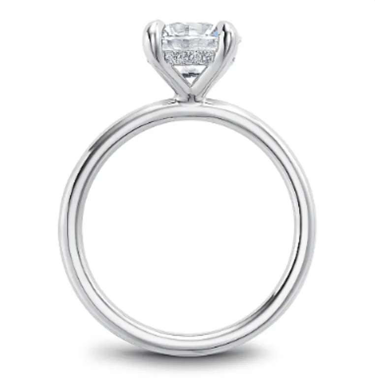 Noam Carver Bridal 14K White Gold Solitaire Engagement Ring