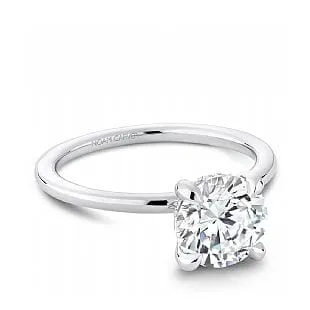 Noam Carver Bridal 14K White Gold Solitaire Engagement Ring