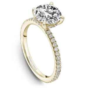 Noam Carver Bridal 14K Yellow Gold Pavé Engagement Ring