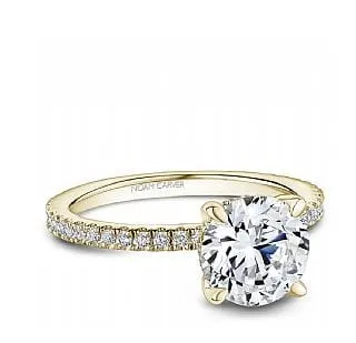 Noam Carver Bridal 14K Yellow Gold Pavé Engagement Ring