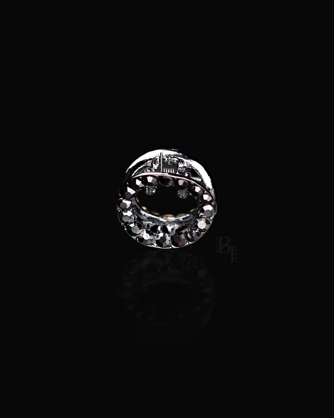 Non-Slip Nickel Free Metal Crystal Embellished Small Claw Clip