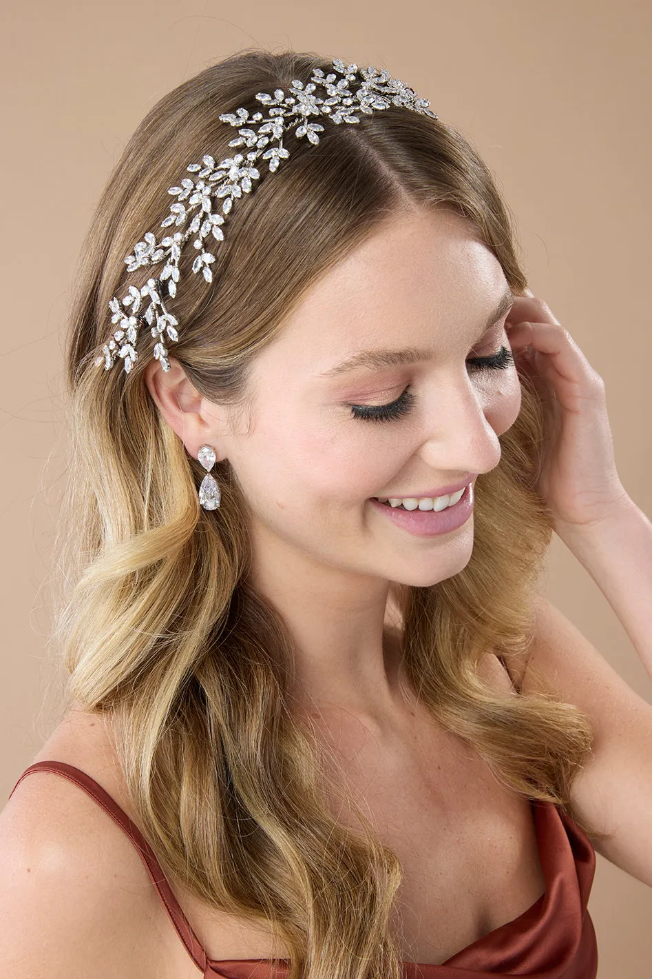 NOOR Simulated Diamond Headpiece