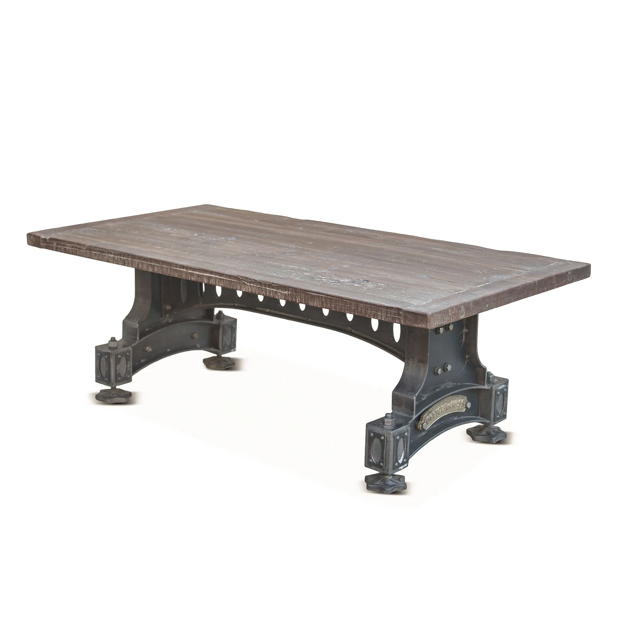 Officer Mess Industrial Cast Iron Coffee Table