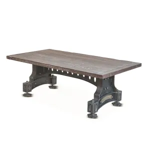 Officer Mess Industrial Cast Iron Coffee Table