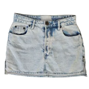 ONETEASPOON Mini Acid Wash Denim Skirt 23 Blue Grunge Coquette Summer Party