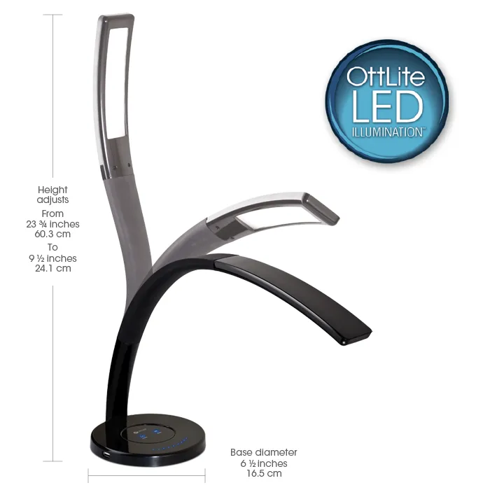 OttLite Cobra Desk Lamp