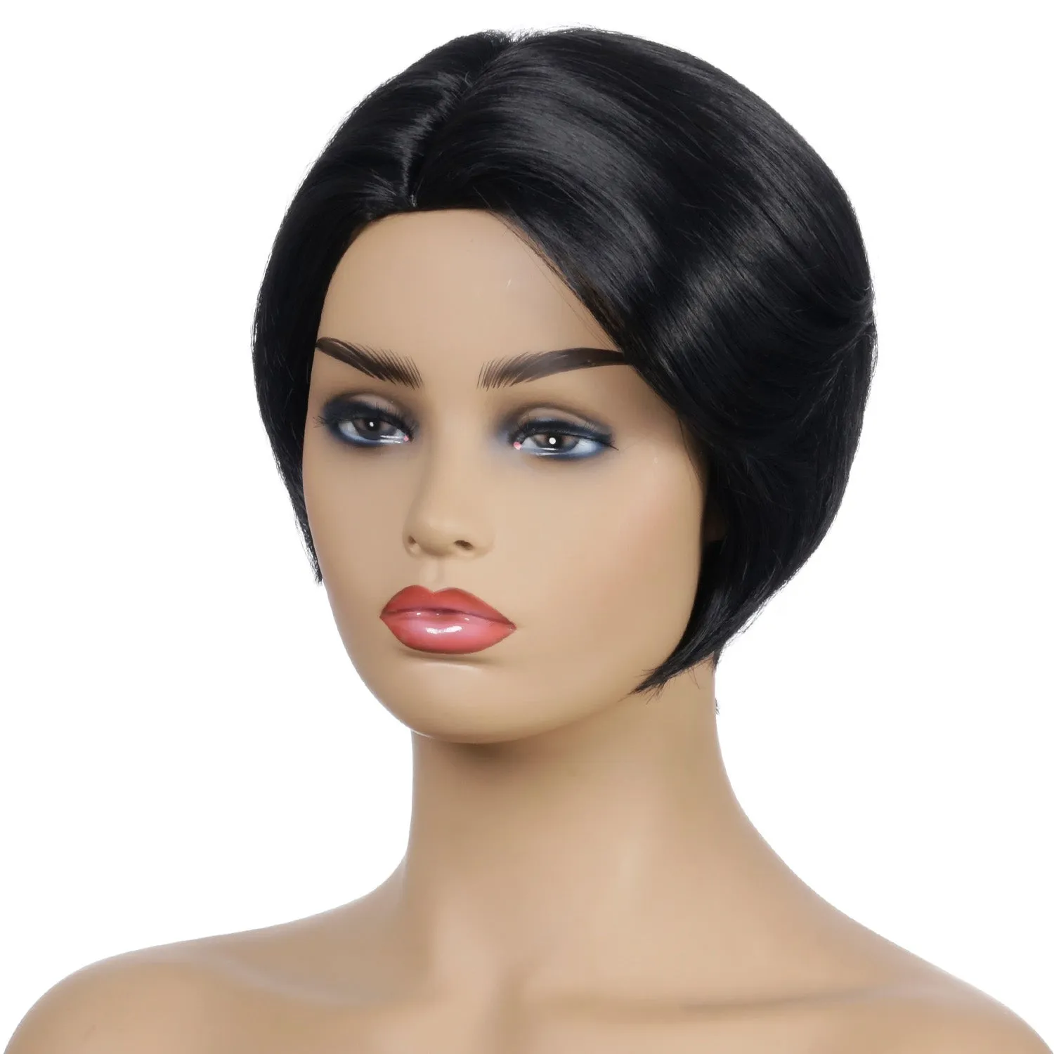 Patty | Black Short Pixie Cut Straight Synthetic Hair Wig