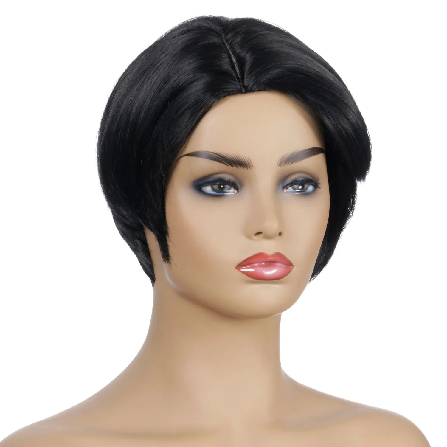 Patty | Black Short Pixie Cut Straight Synthetic Hair Wig
