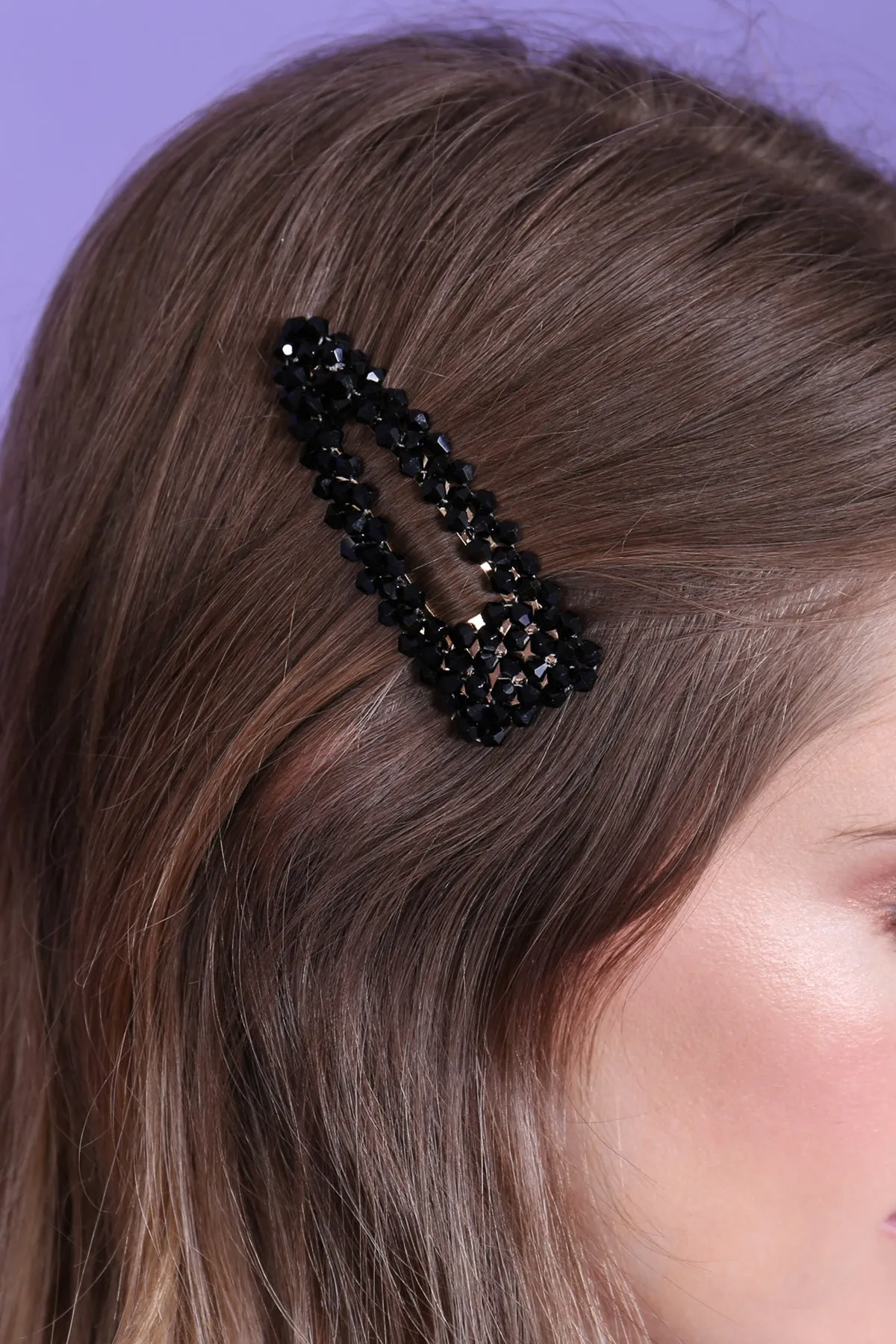 PEARL AND GLASS BEADS HAIR PIN SET