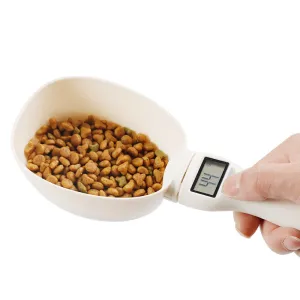 Pet Portable Food Measuring Scale Spoon for Dogs and Cats