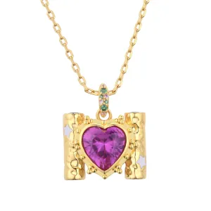 Pillar of Love Necklace Gold