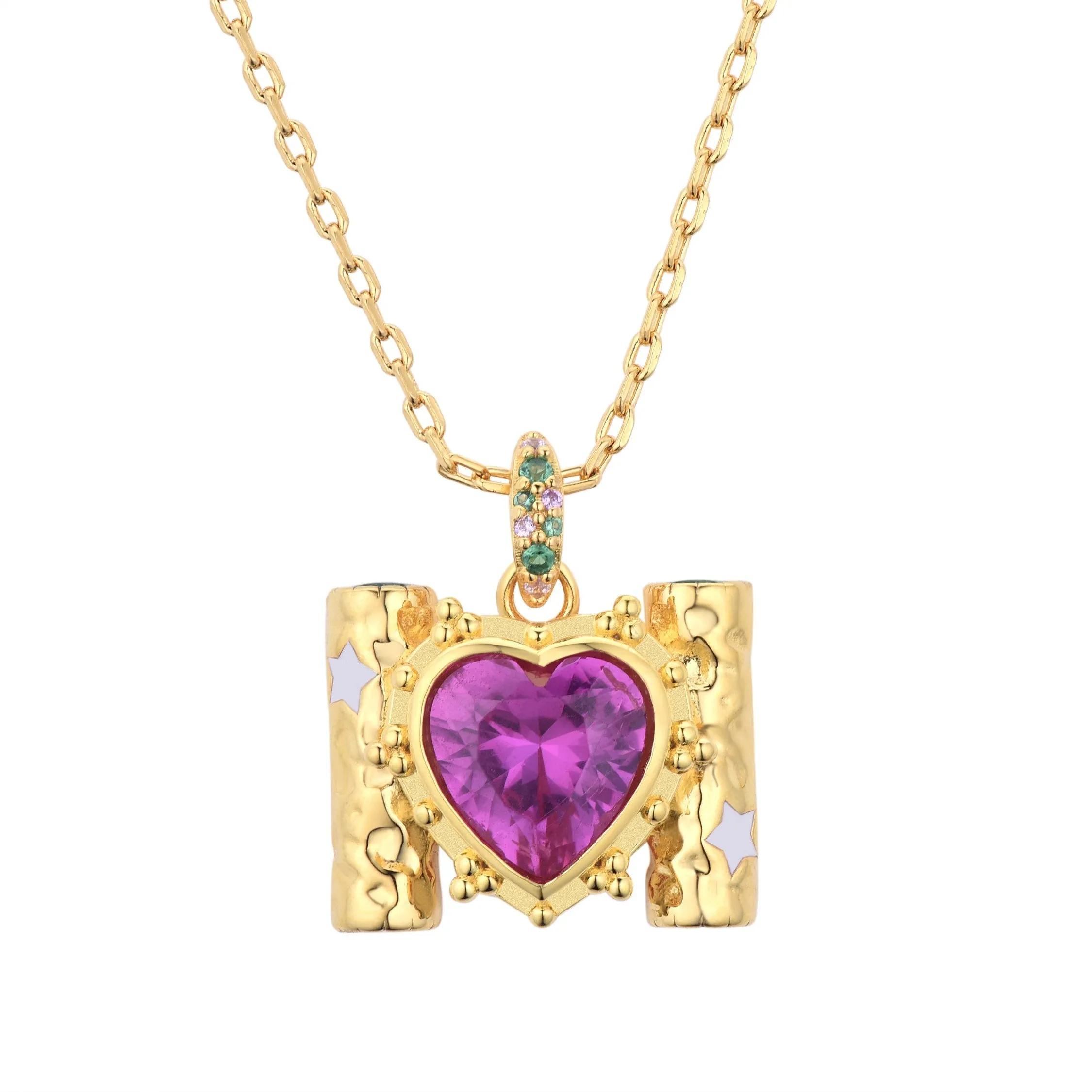Pillar of Love Necklace Gold