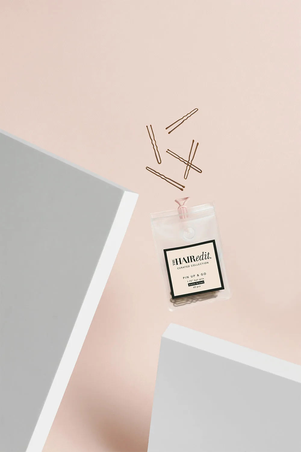 Pin Up & Go 1.75" Hair Pins - Matte Brown