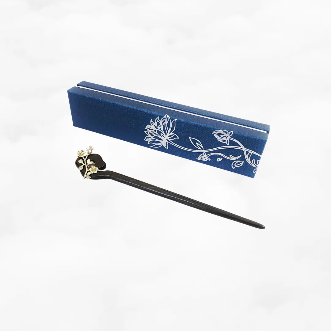 Plum Blossom Wood Hair Stick